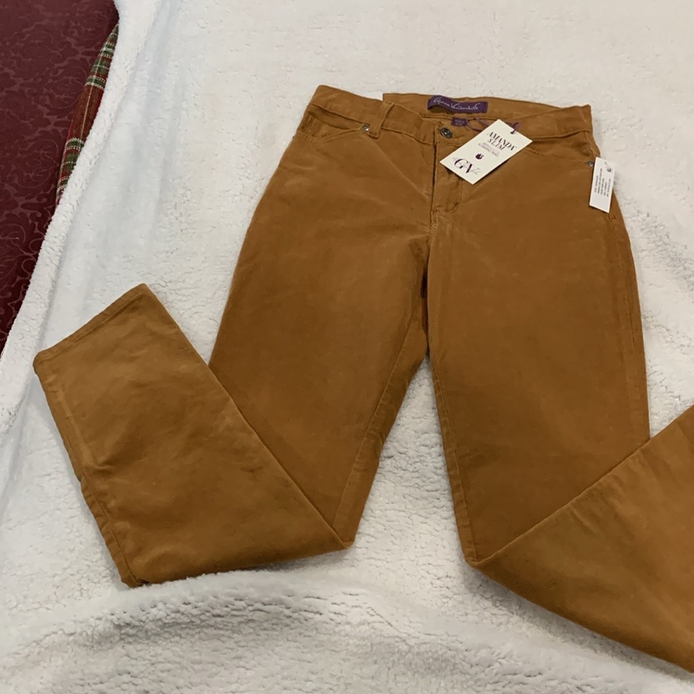 NWT Gloria Vanderbilt Corduroy Pants